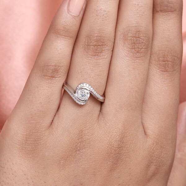 Moissanit Ring - 0,57 ct. image number 3