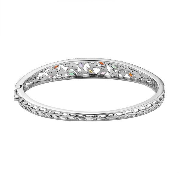 Mehrfarbiger Zirkonia-Armreif - 19 cm image number 5