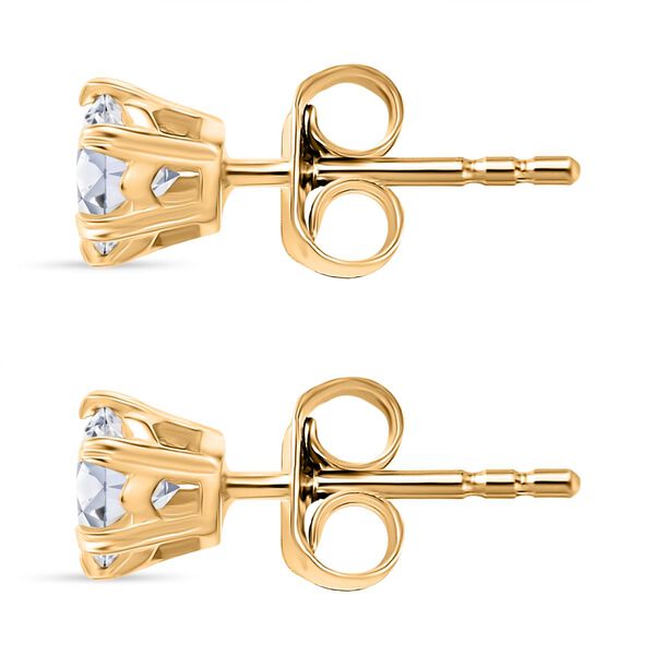 Moissanit Schmuckset, 925 Silber 750 Gelbgold Vermeil - 2,48 ct. image number 7