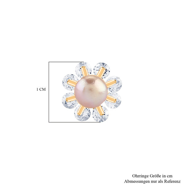 Weißer Zirkonia Schmuckset Nickelfreies Messing image number 5