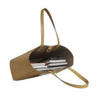 Assots London Abingdon Vollleder 100% echte Leder Handtasche mit Magnetverschluss, Größe: 32x12x28 cm, Senf image number 4