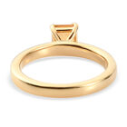 Citrin Solitär-Ring, 925 Silber vergoldet  ca. 0,68 ct image number 5