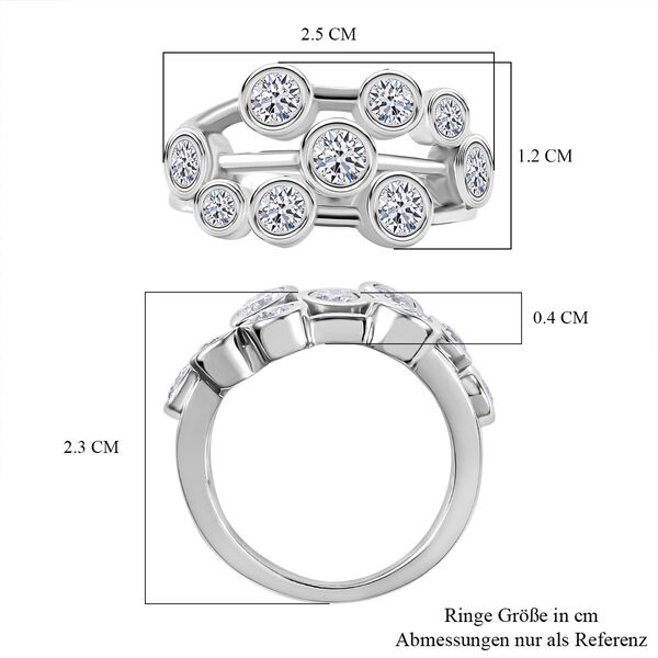 Moissanit Ring - 1,55 ct. image number 7