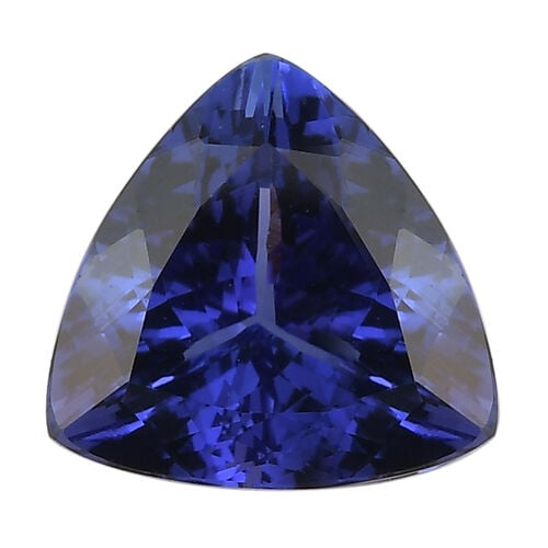 AAAA Tansanit Edelstein, Trillionschliff, 9mm, ca. 2.82 ct image number 0