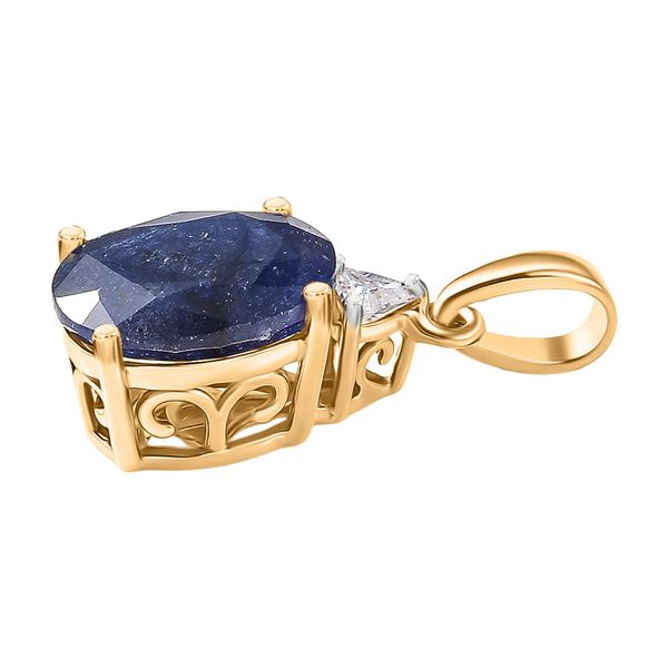 D'Joy Masoala Saphir und Moissanit Anh&auml;nger - 4 ct. image number 4