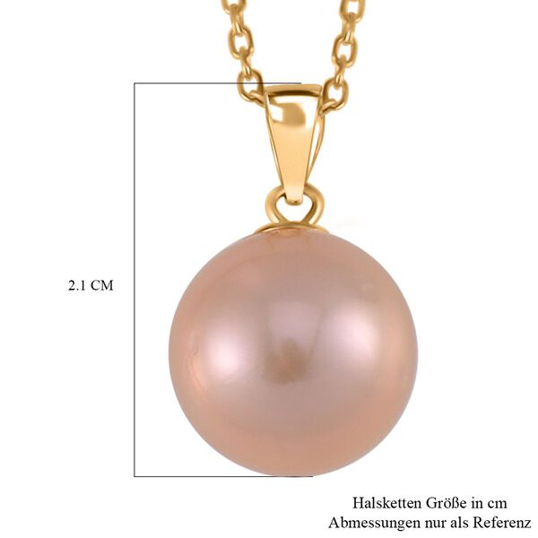 Edison Perle Anhänger mit Kette, t ca. 24,00 ct. image number 6