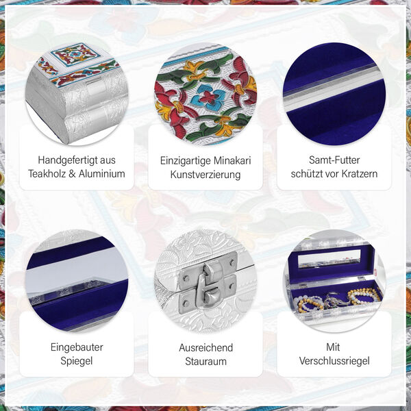 Handgefertigtes Schmuckk&auml;stchen, Mehrfarbig image number 10