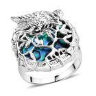 Royal Bali - Abalone Muschel Ring 925 Silber (Größe 18.00)