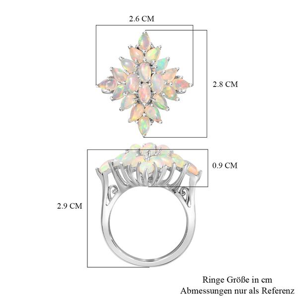 AA Natürlicher, äthiopischer Welo Opal Ring, ca. 2,98 ct. image number 7