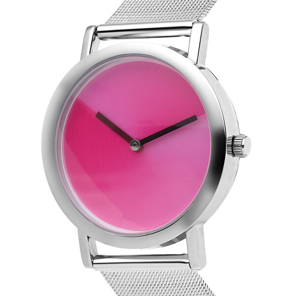 Genoa - Uhr mit Farbverlauf, wasserdicht, japanisches Uhrwerk, Rosa image number 3