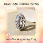 Zirkonia Eternity Anti-Stress Spinning Ring image number 7