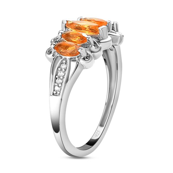 Salamanca Feueropal und Zirkon-Ring - 0,66 ct. image number 5