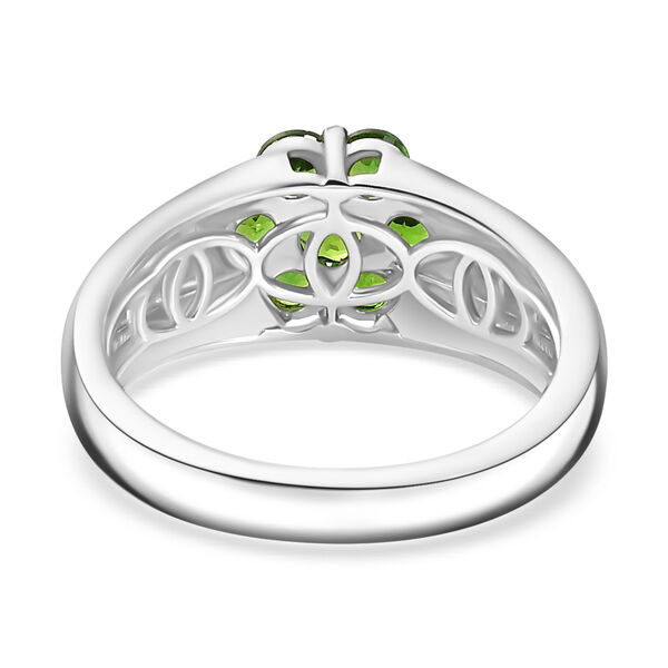 Nat&uuml;rlicher Chromdiopsid-Ring - 0,89 ct. image number 6