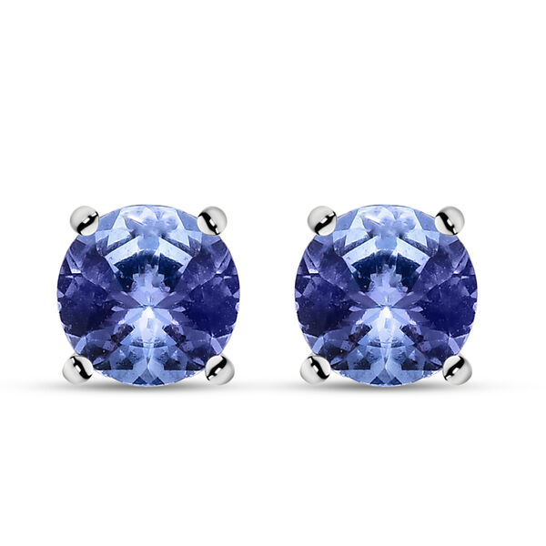 Tansanit Ohrstecker - 0,92 ct.