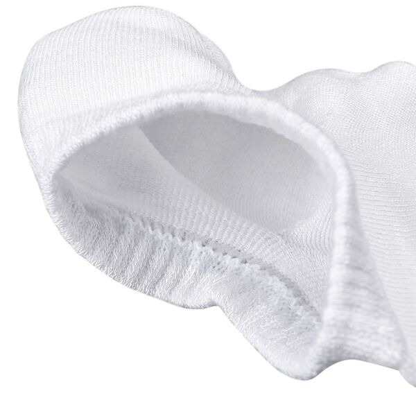 4er Set - Bambussocken mit Silikonferse, 26-30cm, 41-47, Wei&szlig; image number 4