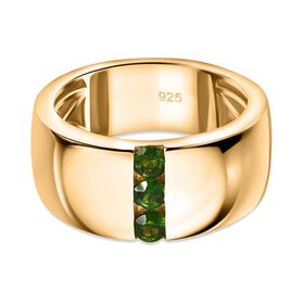 Natürlicher Chromdiopsid Ring - 0,47 ct.