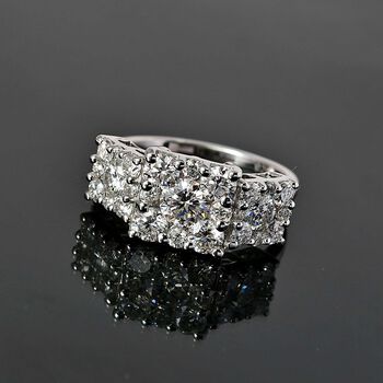 Moissanit Ring - 2,24 ct.