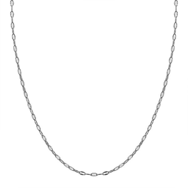 Ankerkette mit Diamantschliff-Muster 75 cm