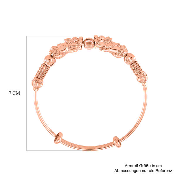 Nickelfreies Messing Armreif ca. Flexibles cm ca. 20,00g image number 5