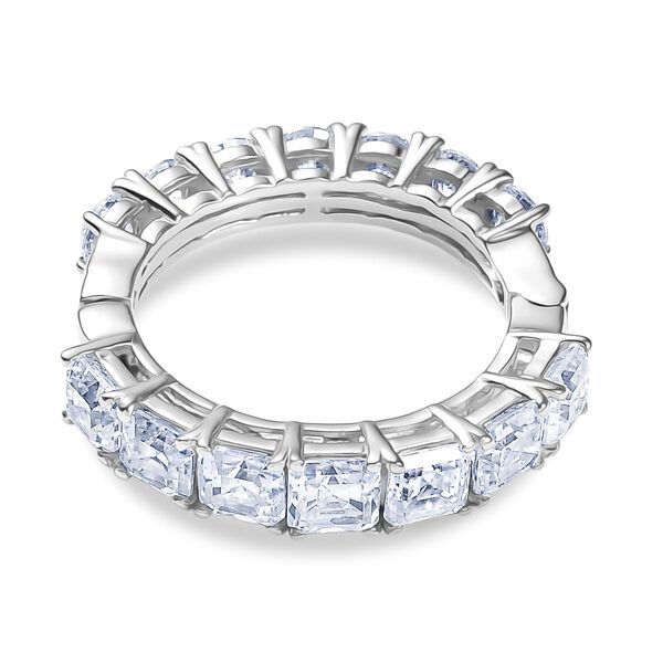 D'Joy Moissanit Ring 925 Silber rhodiniert (Größe 20.00) ca. 3,52 ct image number 5