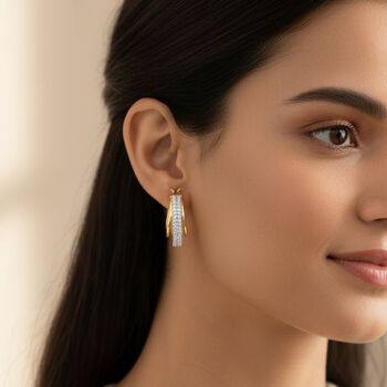 LUXURIANT SGL zertifizierte SI-GH Labor Diamant Ohrringe - 1 ct.