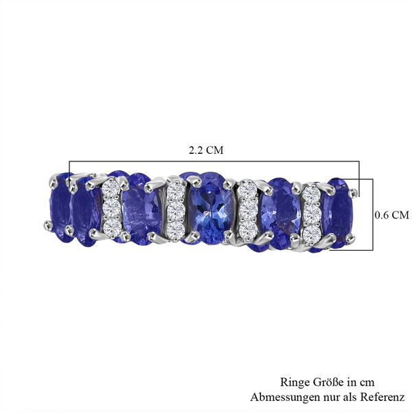 D'Joy Tansanit und Moissanit Ring - 1,20 ct. image number 6