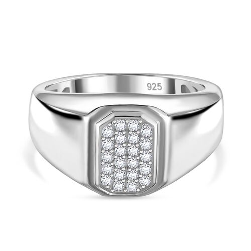 Weißer Diamant-Herrenring - 0,25 ct. image number 0