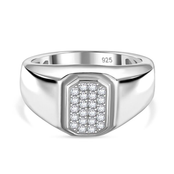 Weißer Diamant-Herrenring - 0,25 ct. image number 0