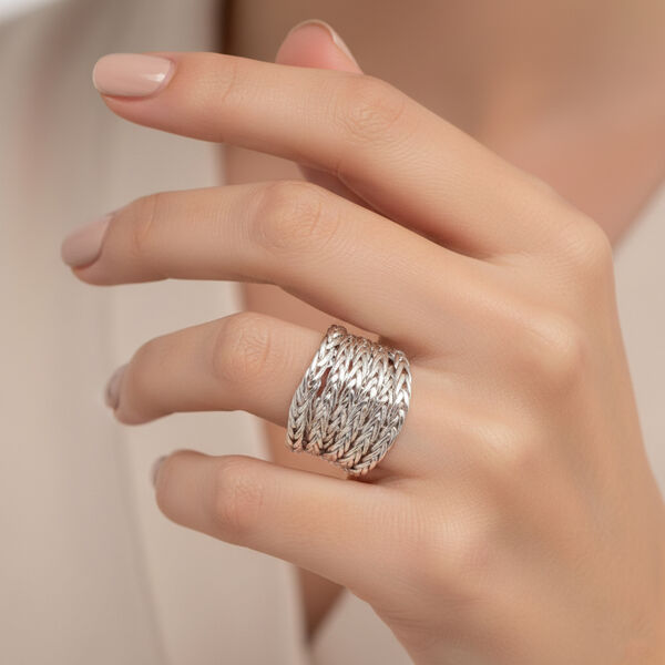 D'Joy Royal Bali 925 Silber Ring (Gr&ouml;&szlig;e 16.00) ca. 8,25g image number 2