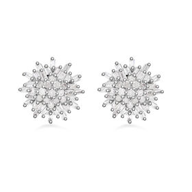 Schneeflocke Diamant Ohrringe- 0,50 ct.
