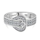 LUXURIANT DIAMOND - Lab Grown Diamant SI-GH Ring 925 Silber rhodiniert (Größe 18.00) ca. 0.50 ct