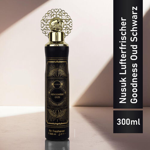 NUSUK Raumspray Goodness Oud schwarz, 300 ml image number 0