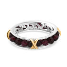 EVER TRUE AA Roter Granat Ring Nickelfreies Messing (Gr&ouml;&szlig;e 17.00) ca. 7,50 ct