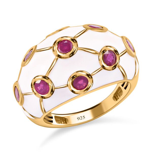 Emaillierter, afrikanischer Rubin-Ring - 1,69 ct. image number 4