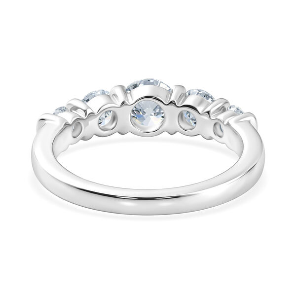 LUSTRO STELLA Hergestellt mit ZIRKONIA Ring 925 Silber Platin-&Uuml;berzug (Gr&ouml;&szlig;e 16.00) ca. 2,16 ct image number 6