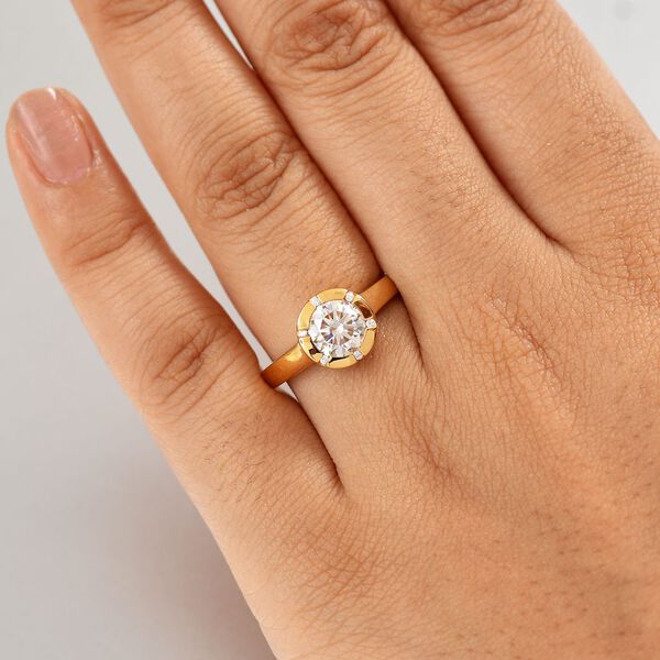 Moissanit Ring - 1,2 ct. image number 3