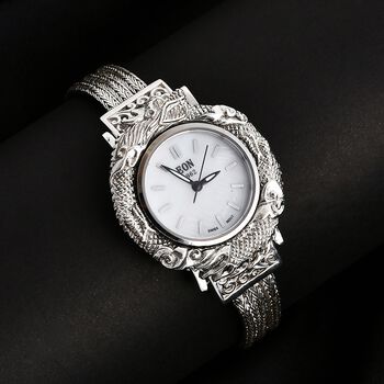 Royal Bali - 925 Silber Tulang Naga Armbanduhr, ca. 20 cm ca. 37,18g