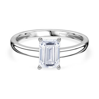 LUXURIANT IGI zertifizierter VS-E Labor Diamant Ring in 950 Platin- 1 ct.