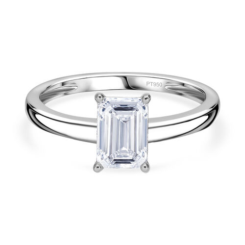LUXURIANT DIAMOND- IGI zertifizierter VS-E Labor Diamant Ring in 950 Platin- 1 ct. image number 0