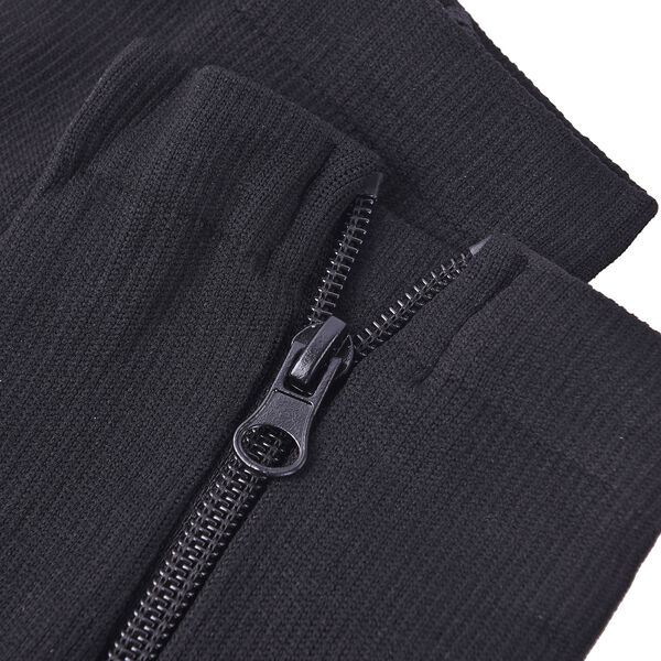 2er-Set Kompressionskniestr&uuml;mpfe mit Rei&szlig;verschluss, Gr&ouml;&szlig;e: L/XL, 8-10, Schwarz image number 5