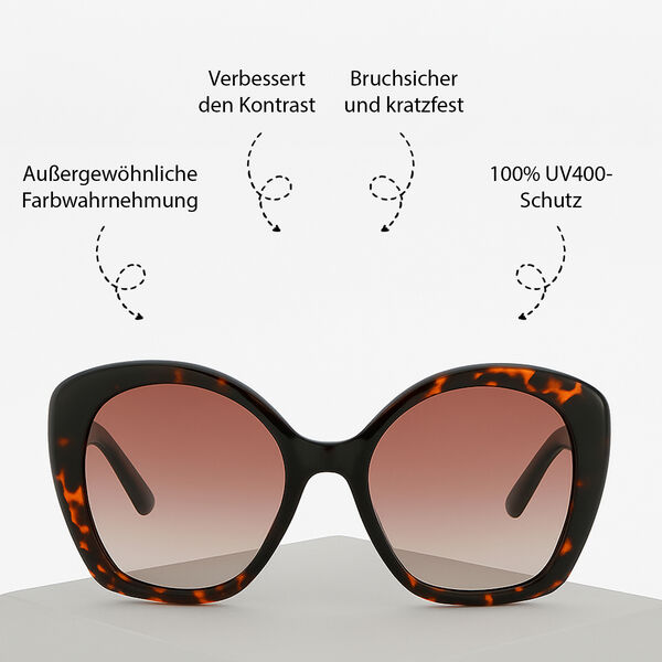 Sole und Luce - Swiss Eyewear - Ultra-Polarisiert Sonnenbrillen mit UV400 schutz, Schwarz image number 2