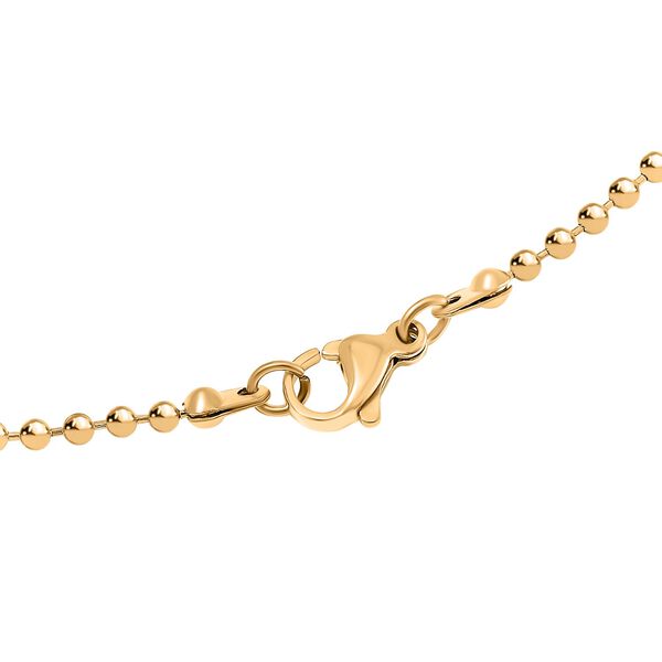 3er-Set - Kugelkette 40 cm, Gliederkette 45 cm und Ankerkette 55 cm, Goldton image number 5