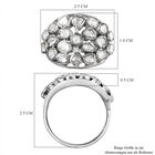 Handgearbeiteter, natürlicher Polki Diamant-Ring, 925 Silber platiniert  ca. 1,00 ct image number 6