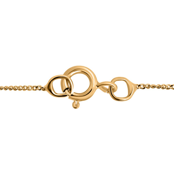 Italienische Diamantschliff-Panzerkette in  375 Gelbgold image number 3