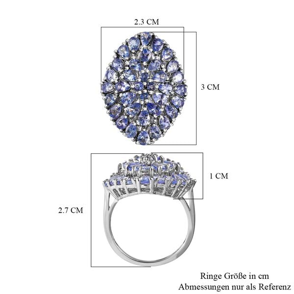 Tansanit Cocktail Ring - 4,76 ct. image number 7