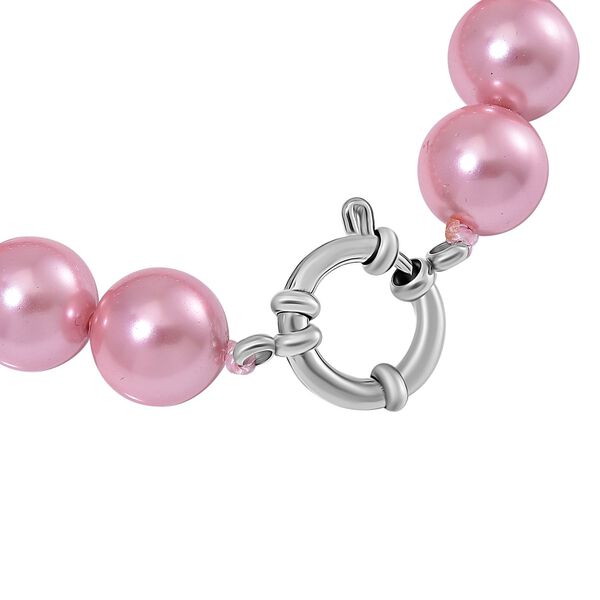 Rosa Muschelkernperle Armband image number 5