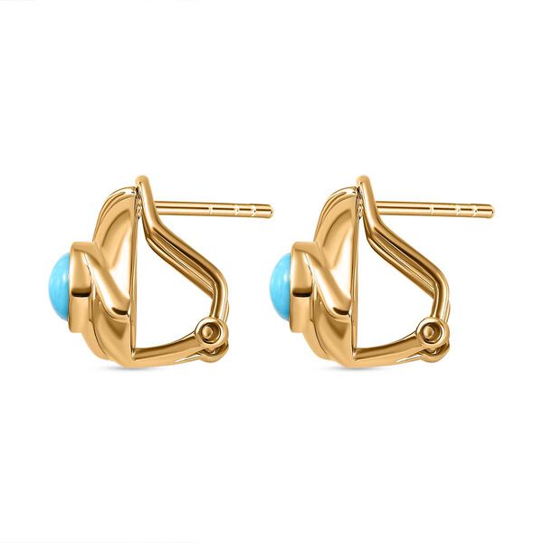 AA Sleeping Beauty Türkis Ohrringe- 1.01 ct. image number 5