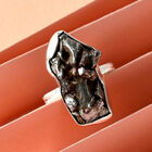 Meteorit Ring 925 Silber  ca. 33,50 ct image number 1