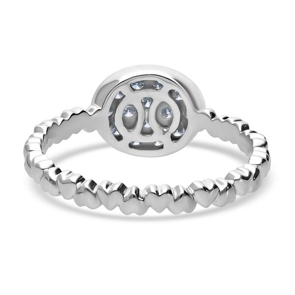 LUXURIANT SI-GH Labor Diamant Ring, 925 Silber rhodiniert - 0,35 ct. image number 4