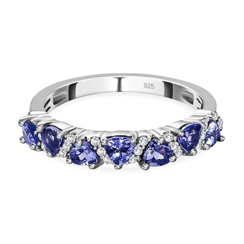 Tansanit und Zirkon Ring - 0,98 ct. image number 0